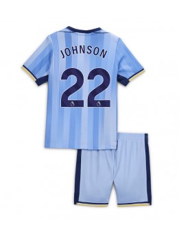 Tottenham Hotspur Brennan Johnson #22 Auswärts Trikotsatz für Kinder 2024-25 Kurzarm (+ Kurze Hosen)